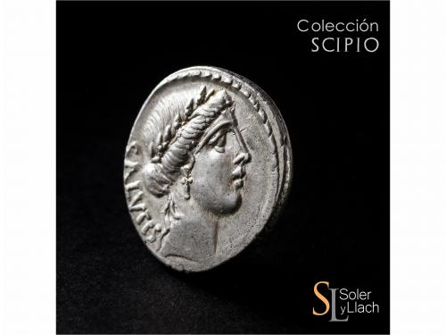 REPÚBLICA ROMANA. Denario. 55 a.C. ACILIA. Man. Acilius Glab