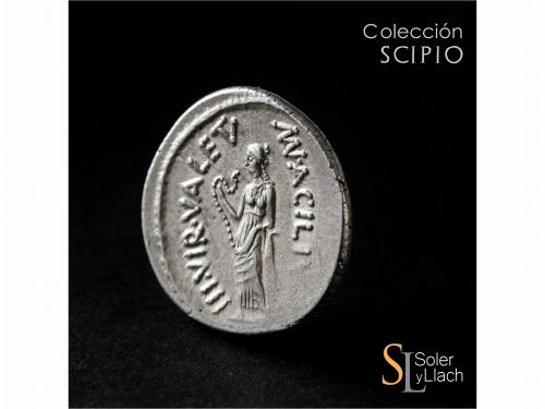 REPÚBLICA ROMANA. Denario. 55 a.C. ACILIA. Man. Acilius Glab
