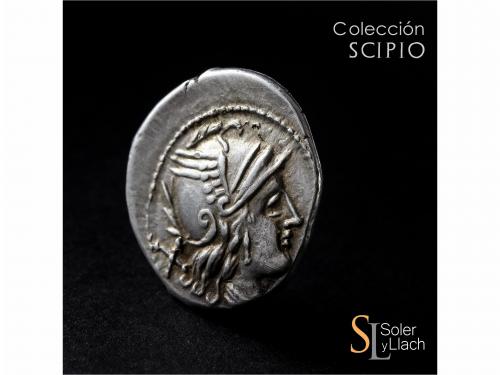 REPÚBLICA ROMANA. Denario. 210-208 a.C. AELIA. Aelius. CECA 