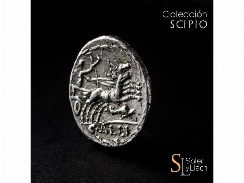 REPÚBLICA ROMANA. Denario. 92 a.C. AELIA. C. Allius Bala. An