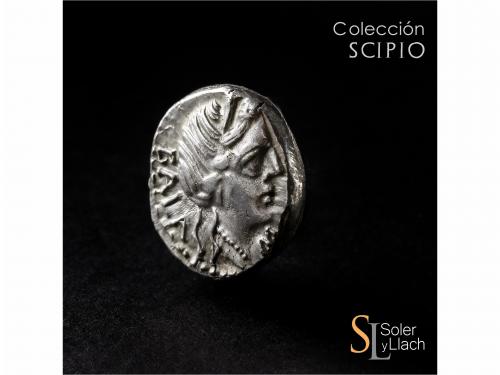 REPÚBLICA ROMANA. Denario. 92 a.C. AELIA. C. Allius Bala. An