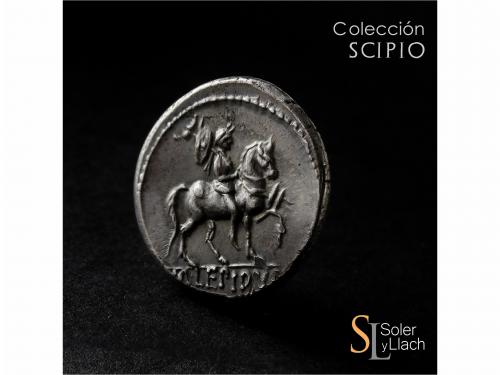 REPÚBLICA ROMANA. Denario. 61 a.C. AEMILIA. M. Aemilius Lepi