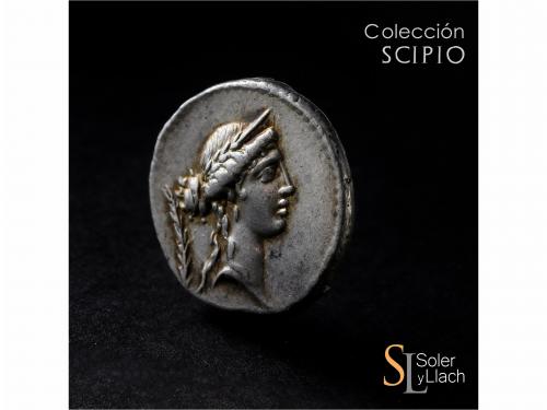 REPÚBLICA ROMANA. Denario. 61 a.C. AEMILIA. M. Aemilius Lepi