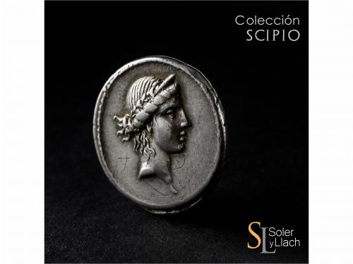 REPÚBLICA ROMANA. Denario. 61 a.C. AEMILIA. M. Aemilius Lepi