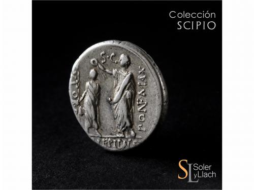 REPÚBLICA ROMANA. Denario. 61 a.C. AEMILIA. M. Aemilius Lepi