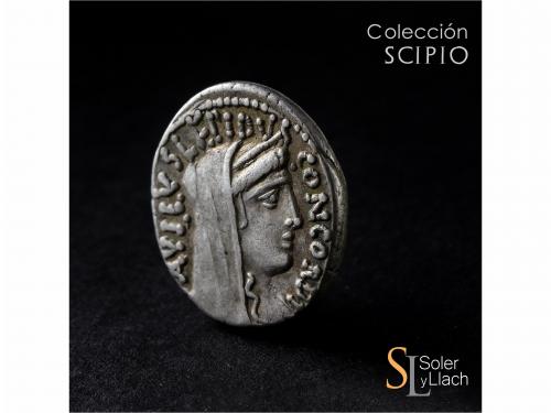 REPÚBLICA ROMANA. Denario. 62 a.C. AEMILIA. Paullus Aemilius