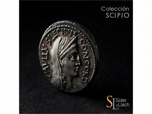 REPÚBLICA ROMANA. Denario. 62 a.C. AEMILIA. Paullus Aemilius