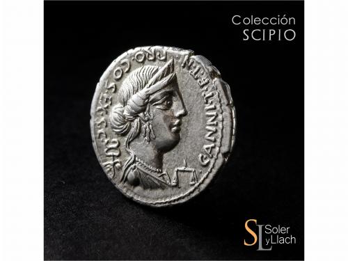 REPÚBLICA ROMANA. Denario. 82-81 a.C. ANNIA. C. Annius y Luc