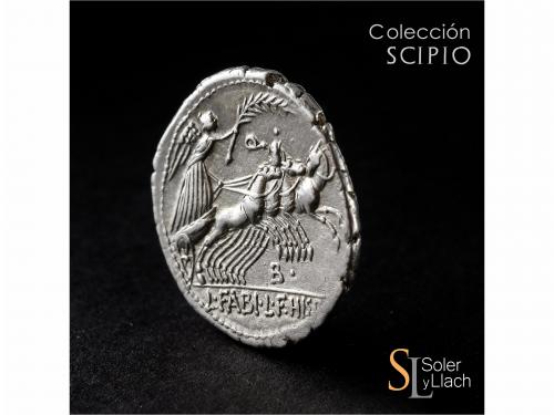 REPÚBLICA ROMANA. Denario. 82-81 a.C. ANNIA. C. Annius y Luc