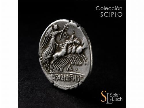 REPÚBLICA ROMANA. Denario. 82-81 a.C. ANNIA. C. Annius y Luc