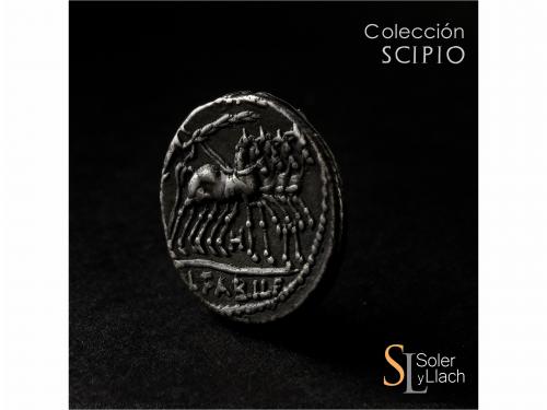 REPÚBLICA ROMANA. Denario. 82-81 a.C. ANNIA. C. Annius y Luc