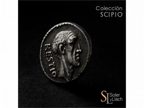 REPÚBLICA ROMANA. Denario. 47 a.C. ANTIA. C. Antius C. f Res