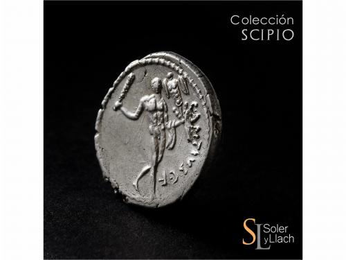 REPÚBLICA ROMANA. Denario. 47 a.C. ANTIA. C. Antius C. f. Re