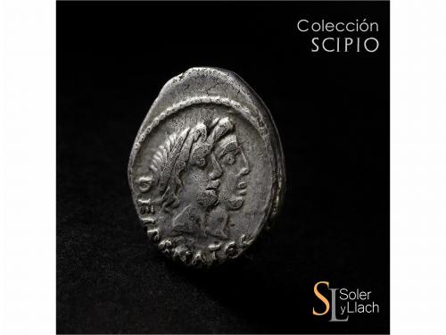 REPÚBLICA ROMANA. Denario. 47 a.C. ANTIA. C. Antius C.f. Res