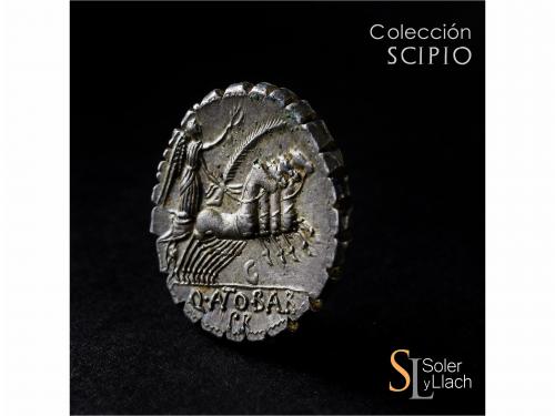 REPÚBLICA ROMANA. Denario. 83-82 a.C. ANTONIA. Q. Antonius B