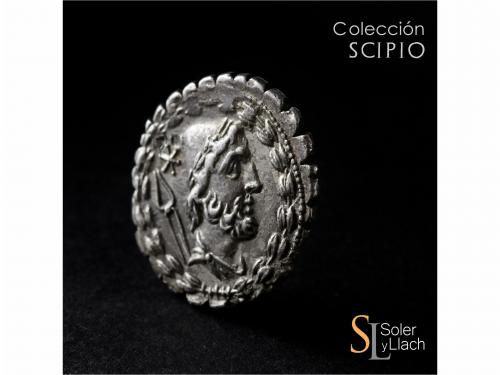 REPÚBLICA ROMANA. Denario. 105 a.C. AURELIA. Lucius Aurelius