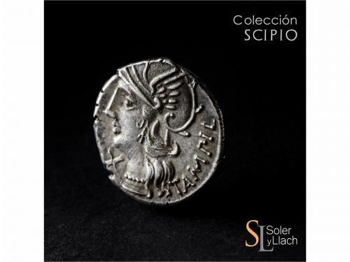 REPÚBLICA ROMANA. Denario. 137 a.C. BAEBIA. Marcius Baebius 