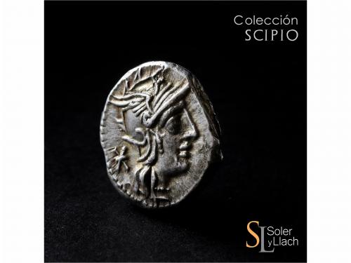 REPÚBLICA ROMANA. Denario. 128 a.C. CAECILIA. Q. Caecilius M