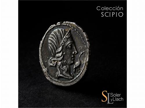 REPÚBLICA ROMANA. Denario. 81 a.C. CAECILIA. Q. Caecilius Me