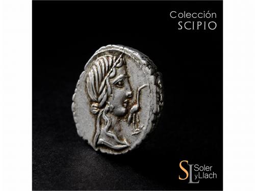 REPÚBLICA ROMANA. Denario. 81 a.C. CAECILIA. Q. Caecilius Me