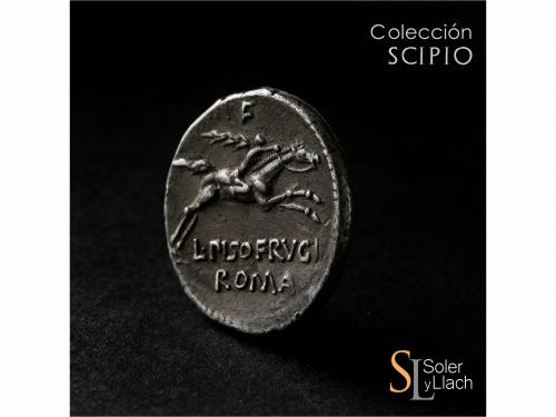 REPÚBLICA ROMANA. Denario. 90-89 a.C. CALPURNIA. L. Calpurni