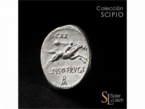 REPÚBLICA ROMANA. Denario. 90-89 a.C. CALPURNIA. L. Calpurni