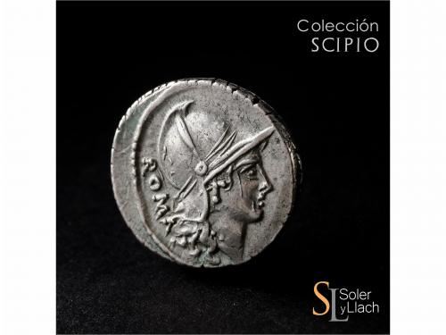 REPÚBLICA ROMANA. Denario. 46 a.C. CARISIA. T. Carisius. Anv