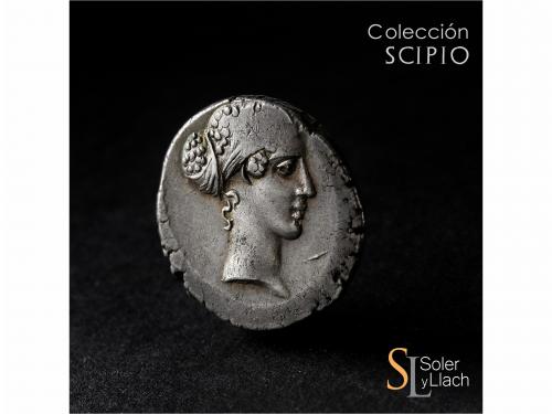 REPÚBLICA ROMANA. Denario. 46 a.C. CARISIA. T. Carisius. Rev