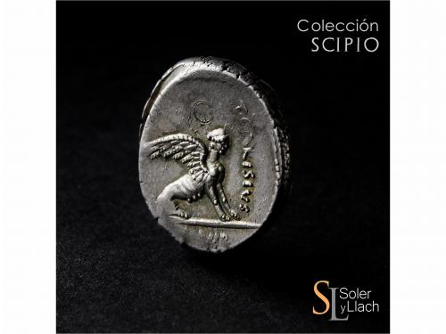 REPÚBLICA ROMANA. Denario. 46 a.C. CARISIA. T. Carisius. Rev