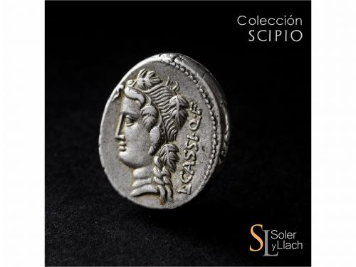 REPÚBLICA ROMANA. Denario. 78 a.C. CASSIA. L. Cassius Q. F. 