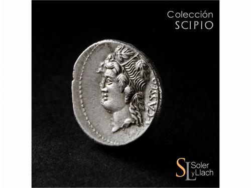 REPÚBLICA ROMANA. Denario. 78 a.C. CASSIA. L. Cassius Q.f. L