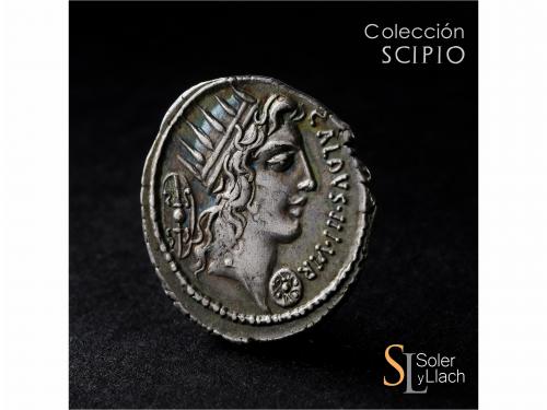 REPÚBLICA ROMANA. Denario. 51 a.C. COELIA o COILIA. C. Coeli