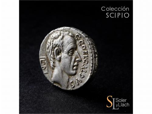 REPÚBLICA ROMANA. Denario. 51 a.C. COELIA o COILIA. C. Coeli