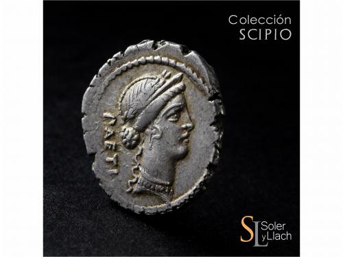 REPÚBLICA ROMANA. Denario. 46 a.C. CONSIDIA. C. Considius Pa