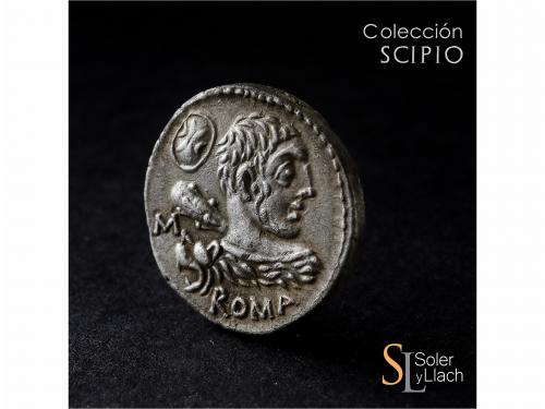 REPÚBLICA ROMANA. Denario. 100 a.C. CORNELIA. Pub. Cornelius