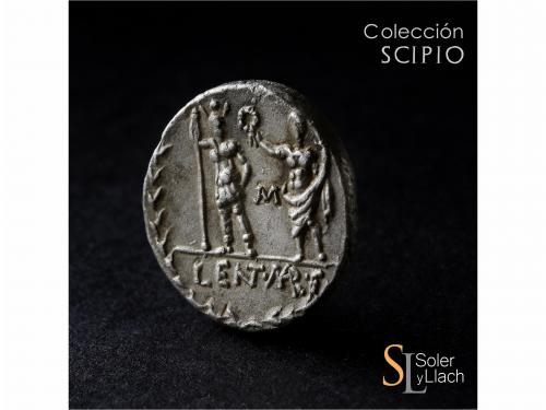 REPÚBLICA ROMANA. Denario. 100 a.C. CORNELIA. Pub. Cornelius