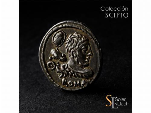 REPÚBLICA ROMANA. Denario. 100 a.C. CORNELIA. Pub. Cornelius