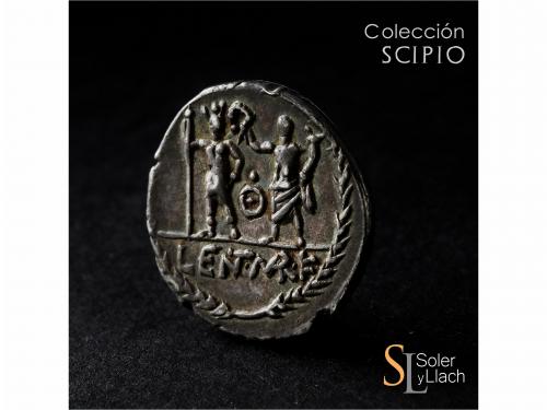 REPÚBLICA ROMANA. Denario. 100 a.C. CORNELIA. Pub. Cornelius