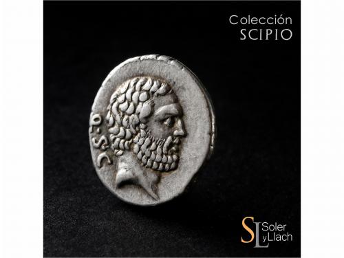 REPÚBLICA ROMANA. Denario. 74 a.C. CORNELIA. Pub Lentulus P.