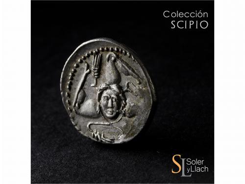 REPÚBLICA ROMANA. Denario. 56 a.C. CORNELIA. L. Cornelius Le