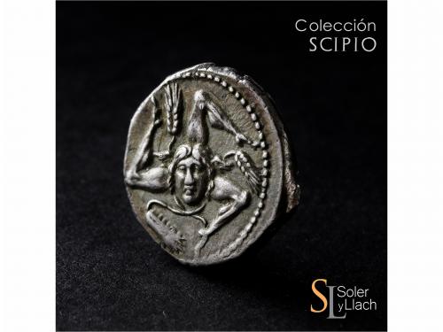 REPÚBLICA ROMANA. Denario. 56 a.C. CORNELIA. L. Cornelius Le