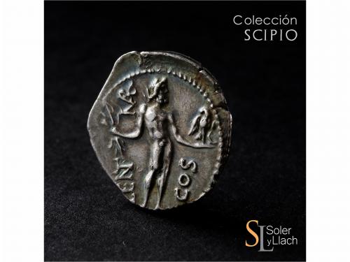 REPÚBLICA ROMANA. Denario. 56 a.C. CORNELIA. L. Cornelius Le