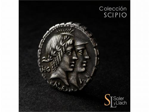 REPÚBLICA ROMANA. Denario. 70 a.C. FUFIA. Q. Fufius Calenus 