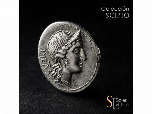 REPÚBLICA ROMANA. Denario. 108-107 a.C. HERENNIA. Marcus Her