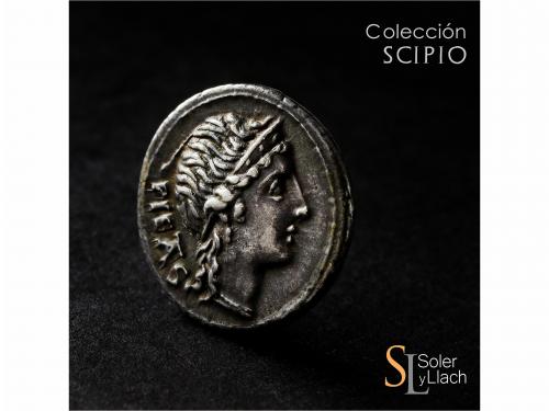 REPÚBLICA ROMANA. Denario. 108-107 a.C. HERENNIA. Marcus Her