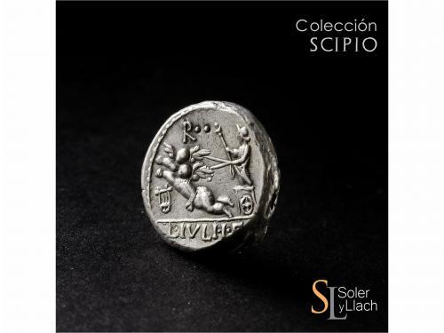 REPÚBLICA ROMANA. Denario. 103 a.C. JULIA. L. Julius L.f. Ca