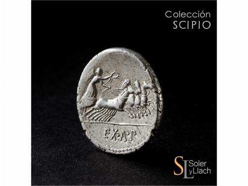 REPÚBLICA ROMANA. Denario. 85 a.C. JULIA. L. Julius Bursio. 