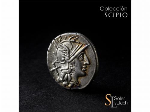 REPÚBLICA ROMANA. Denario. 149 a.C. JUNIA. C. Junius C.f. An