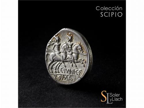 REPÚBLICA ROMANA. Denario. 149 a.C. JUNIA. C. Junius C.f. An