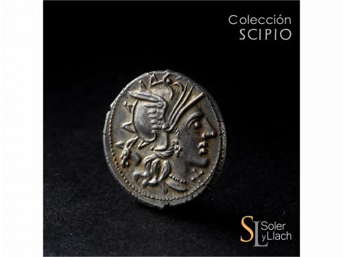 REPÚBLICA ROMANA. Denario. 149 a.C. JUNIA. M. Junius Silanus